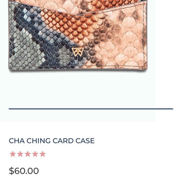 Kelly Wynne Python Card Case - Picture 4 of 5